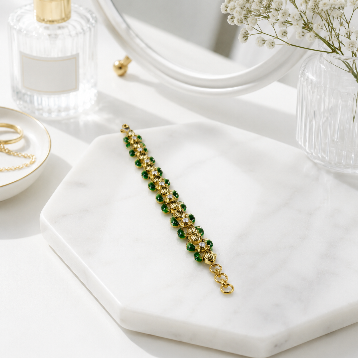 Gold-Plated Handmade Designer Bracelet For Women